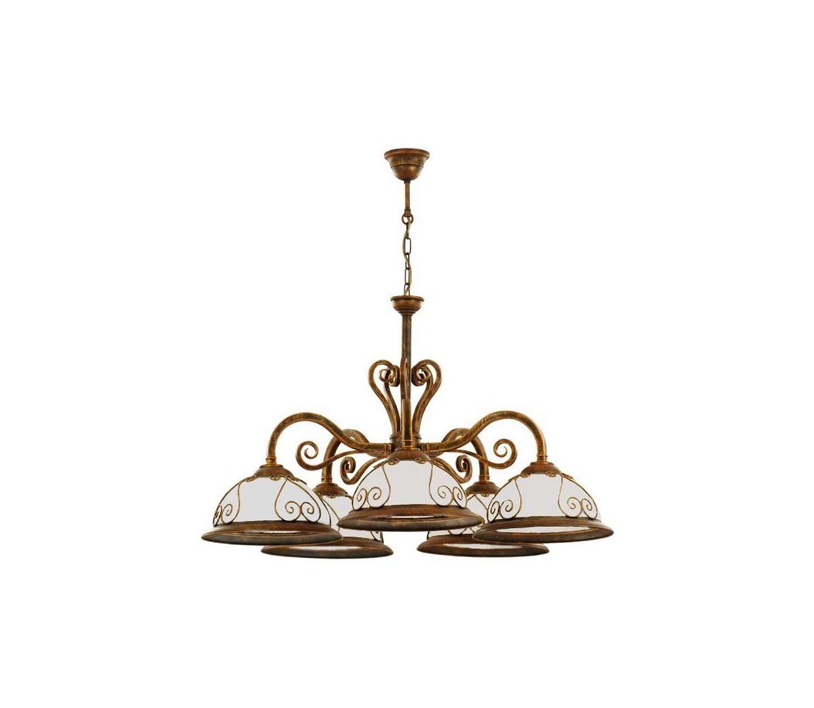 Kemar Kemar VE/5 - Lustr VERDA 5xE27/60W bronz PD248