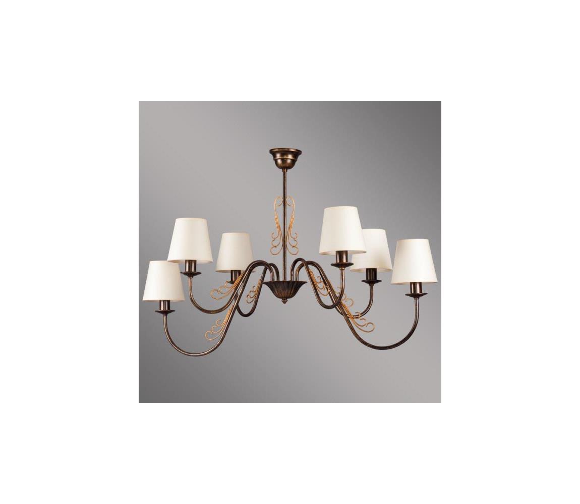 Kemar Kemar WN/6/B - Lustr WINGO 6xE14/60W/230V PD173