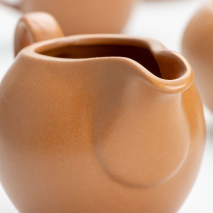 Keramická čajová sada Jumbo hnědá