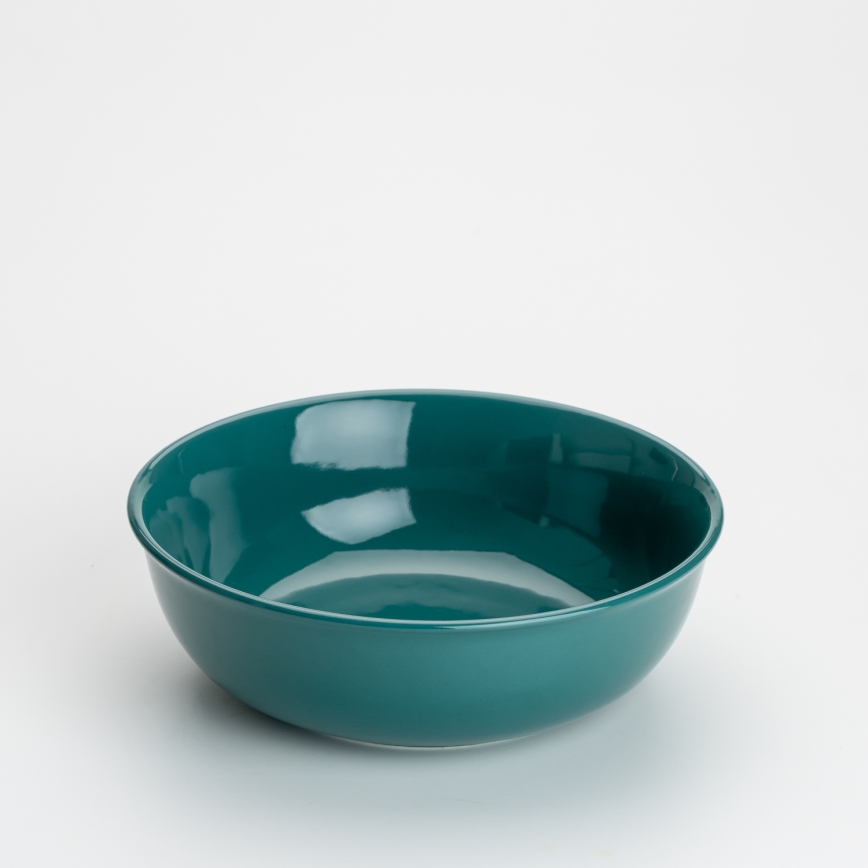 Keramická kompotová miska 20 cm tyrkysová