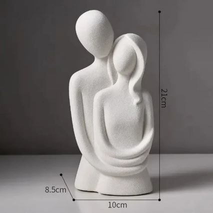 Keramická stolní dekorace 20x9,5x7,5 cm šedá
