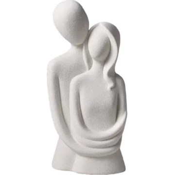 Keramická stolní dekorace 21x8,5x10 cm šedá