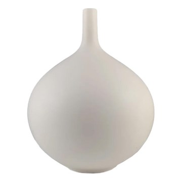 Keramická váza 24 cm bílá