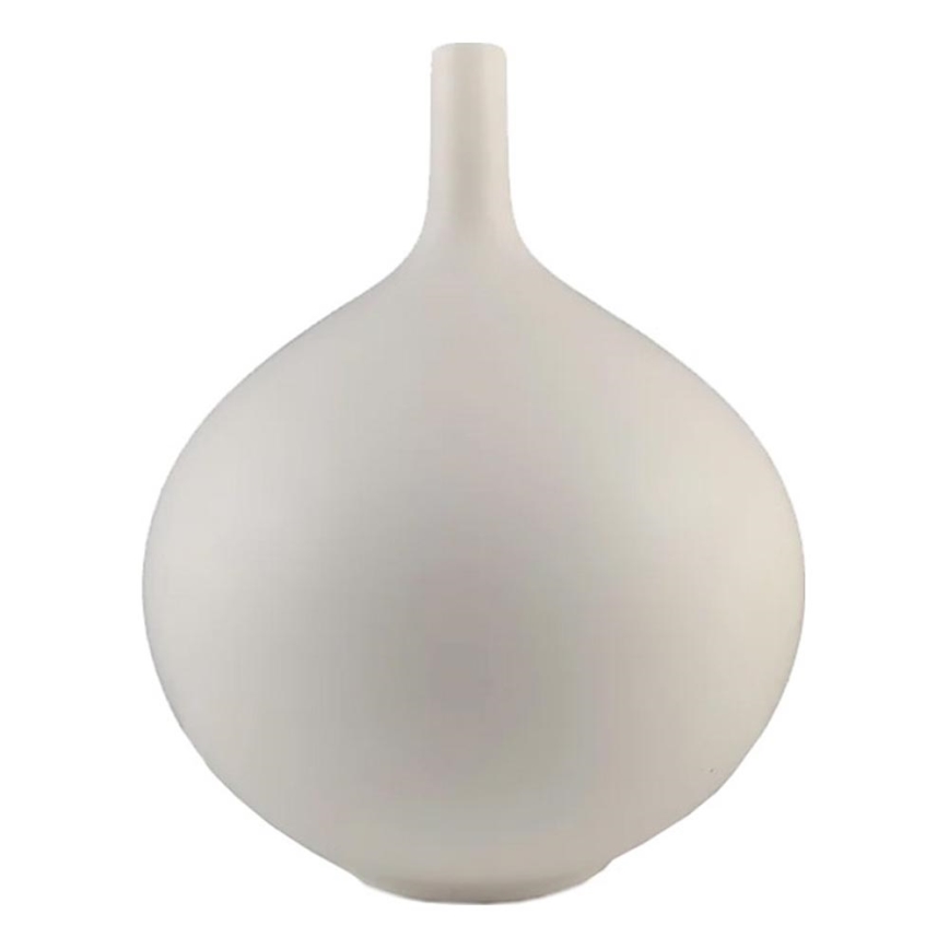 Keramická váza 24 cm bílá