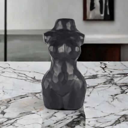 Keramická váza 30 cm černá