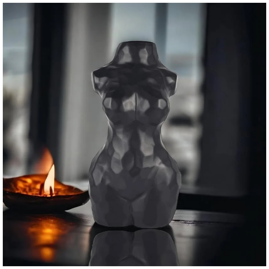 Keramická váza 30 cm černá