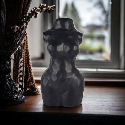 Keramická váza 30 cm černá