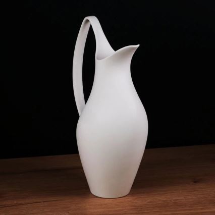 Keramická váza 33x17x19 cm bílá