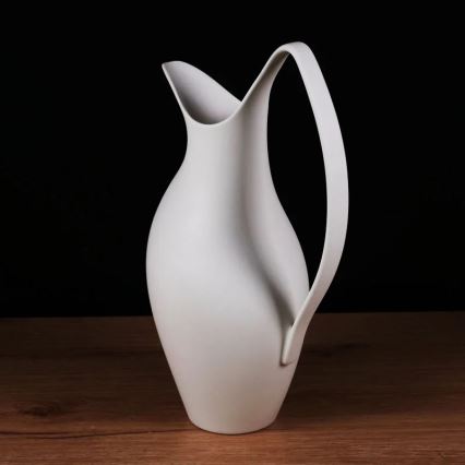 Keramická váza 33x17x19 cm bílá