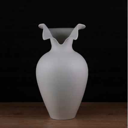 Keramická váza 41,5x23 cm bílá