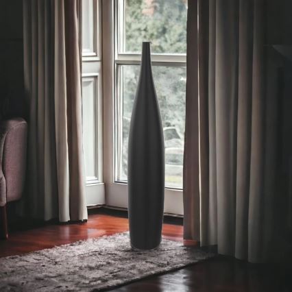 Keramická váza 70 cm matná černá