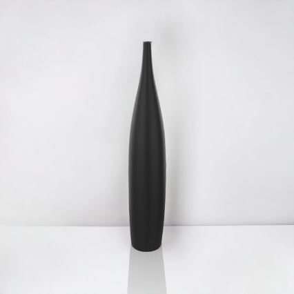 Keramická váza 70 cm matná černá