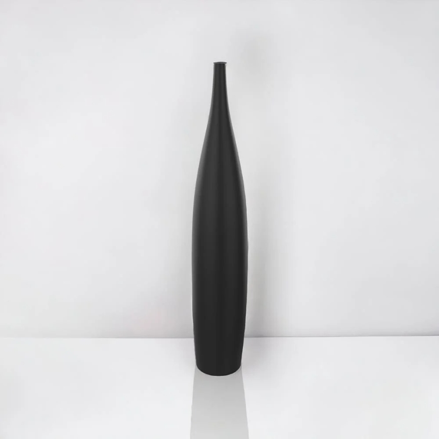 Keramická váza 70 cm matná černá