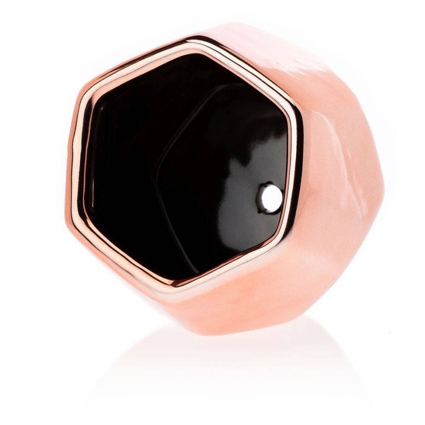 Keramický květináč DORIS 8x9 cm rose gold