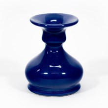Keramický svícen 8,5 cm tmavě modrý