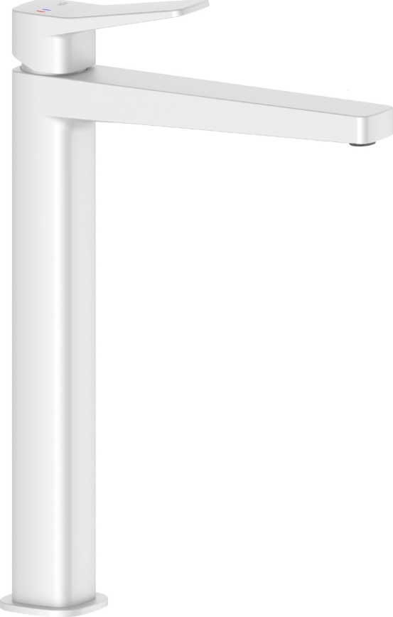 KFA Armatura 4522-712-44 - Umyvadlová baterie + výpusť MALAGA 30,3 cm bílá
