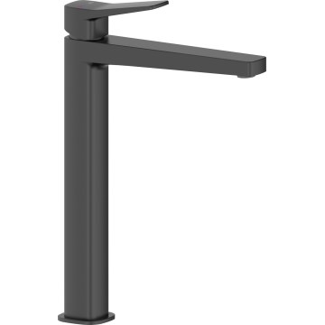 KFA Armatura 4522-712-81 - Umyvadlová baterie + výpusť MALAGA 30,3 cm černá