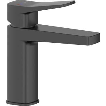KFA Armatura 4522-825-81 - Umyvadlová baterie + výpusť MALAGA 17 cm černá