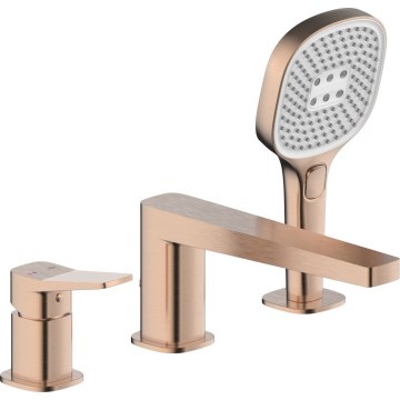 KFA Armatura 4525-210-34 - Vanová baterie 3-otvorová MALAGA rose gold