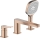 KFA Armatura 4525-210-34 - Vanová baterie 3-otvorová MALAGA rose gold