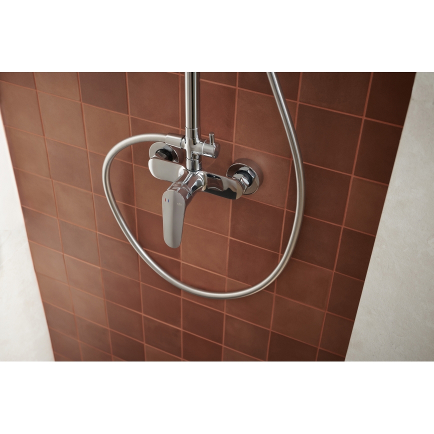 KFA Armatura 5556-910-00 - Sprchová sada s baterií OTAVA lesklý chrom