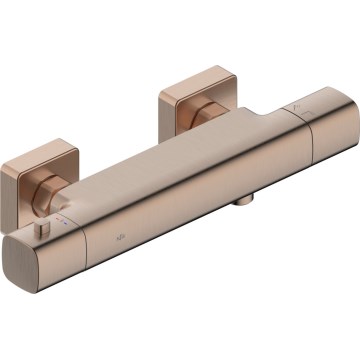 KFA Armatura 5756-010-34 - Termostatická sprchová baterie MALAGA rose gold