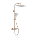 KFA Armatura 5756-910-34 - Sprchová sada s termostatickou baterií MALAGA rose gold