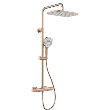 KFA Armatura 5756-910-34 - Sprchová sada s termostatickou baterií MALAGA rose gold