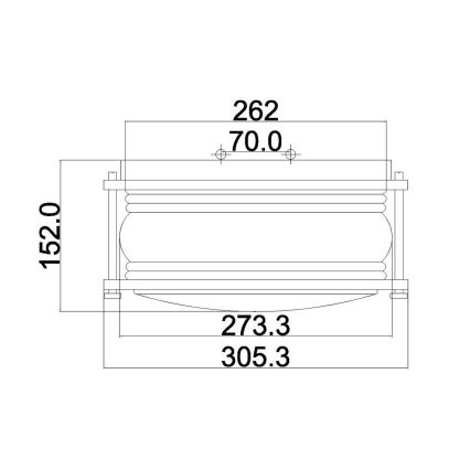 Kichler - Venkovní svítidlo ASHLANDBAY 1xE27/60W/230V IP44 bronzová
