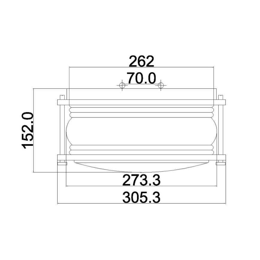 Kichler - Venkovní svítidlo ASHLANDBAY 1xE27/60W/230V IP44 bronzová