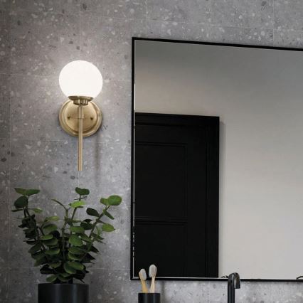 Kichler - LED Koupelnové nástěnné svítidlo BENNO 1xG9/3W/230V IP44 mosaz