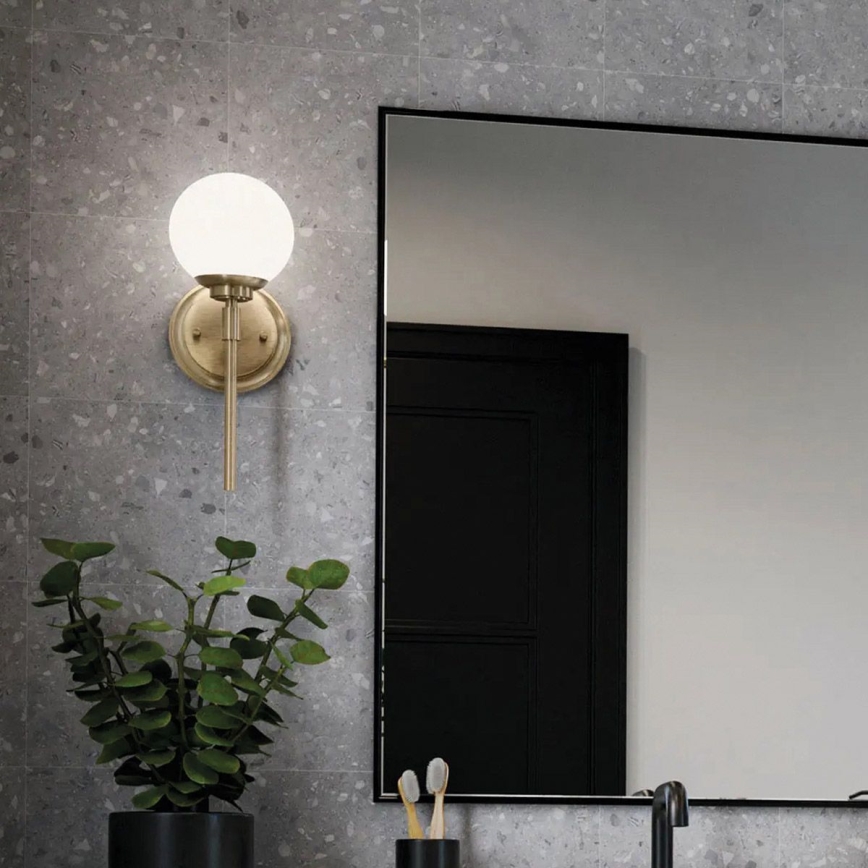 Kichler - LED Koupelnové nástěnné svítidlo BENNO 1xG9/3W/230V IP44 mosaz