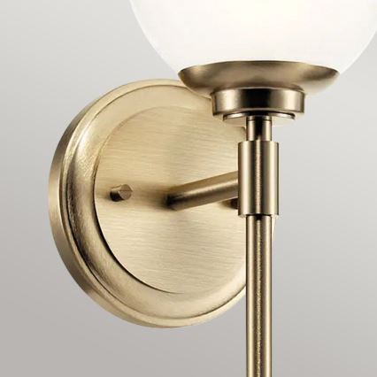 Kichler - LED Koupelnové nástěnné svítidlo BENNO 1xG9/3W/230V IP44 mosaz