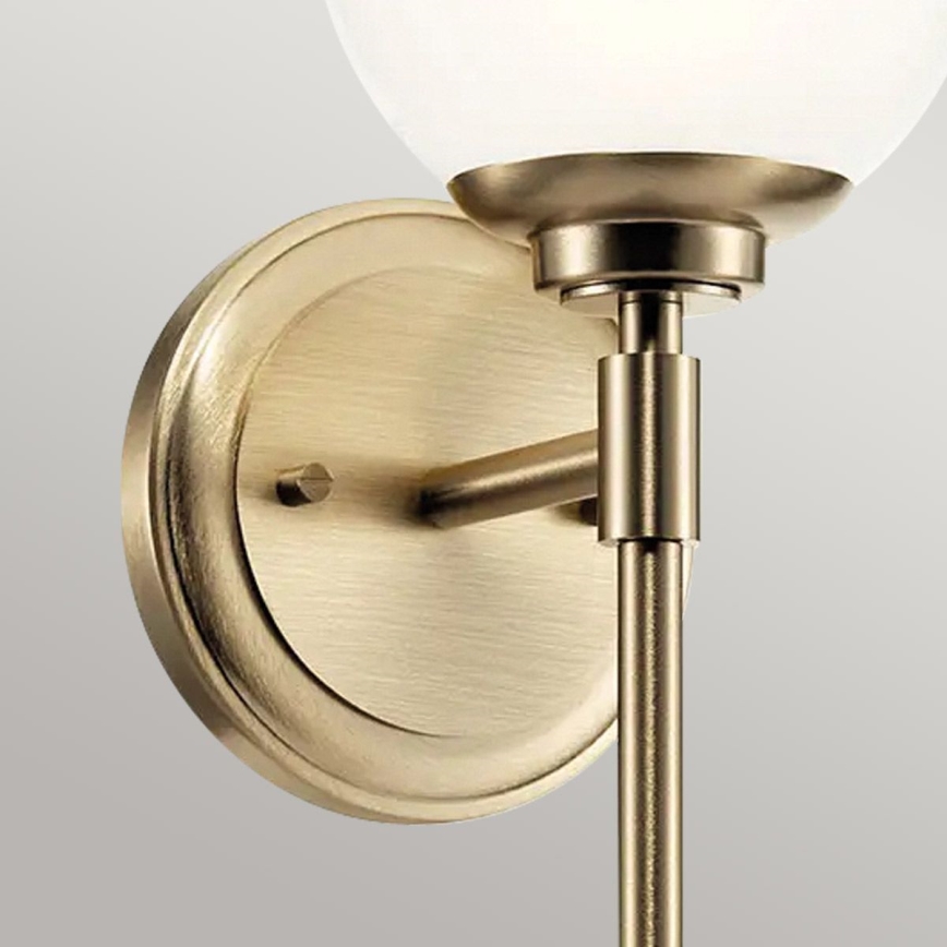 Kichler - LED Koupelnové nástěnné svítidlo BENNO 1xG9/3W/230V IP44 mosaz