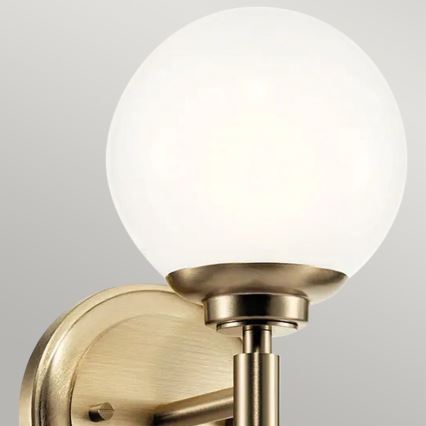 Kichler - LED Koupelnové nástěnné svítidlo BENNO 1xG9/3W/230V IP44 mosaz