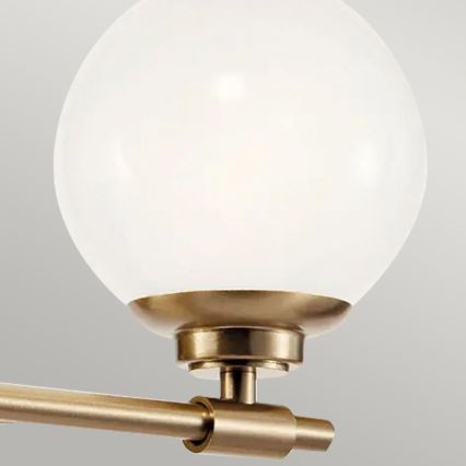 Kichler - LED Koupelnové nástěnné svítidlo BENNO 2xG9/3W/230V IP44 mosaz
