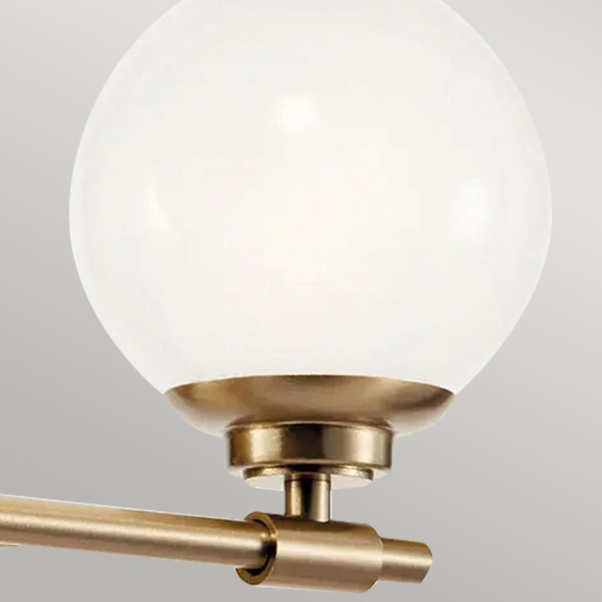 Kichler - LED Koupelnové nástěnné svítidlo BENNO 2xG9/3W/230V IP44 mosaz