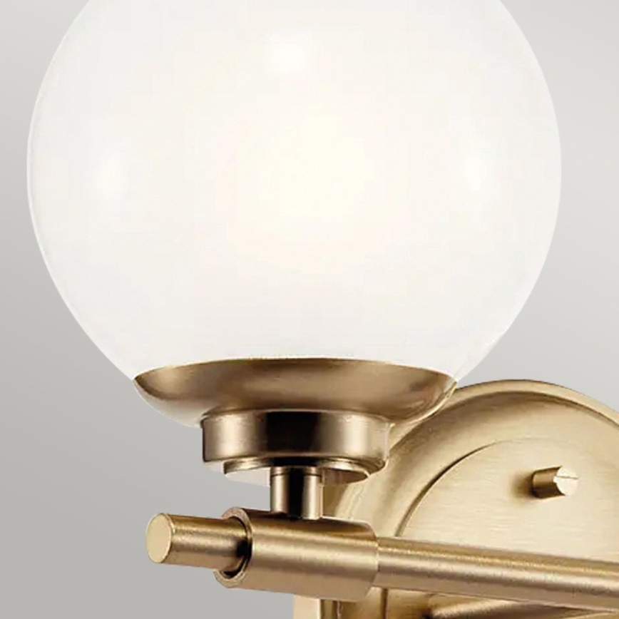 Kichler - LED Koupelnové nástěnné svítidlo BENNO 2xG9/3W/230V IP44 mosaz