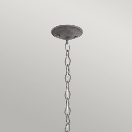 Kichler - Venkovní lustr na řetězu BRIDGE POINT 1xE27/60W/230V IP44