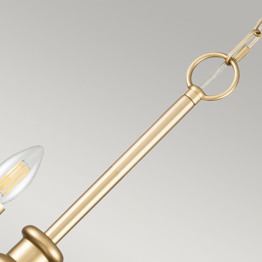 Kichler - Lustr na řetě. CAPITOL HILL 12xE14/40W/230V zlatá