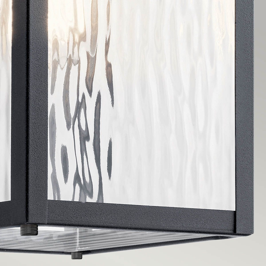 Kichler - Venkovní nástěnné svítidlo CAPPANNA M 1xE27/60W/230V IP44 černá