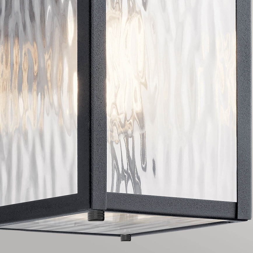 Kichler - Venkovní nástěnné svítidlo CAPPANNA S 1xE27/60W/230V IP44 černá