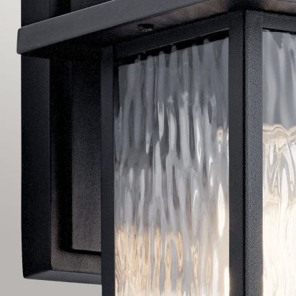 Kichler - Venkovní nástěnné svítidlo CAPPANNA 1xE27/60W/230V IP44 černá