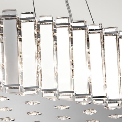 Kichler - LED Koupelnový lustr na lanku CRYSTAL SKYE 12xG9/3W/230V IP44