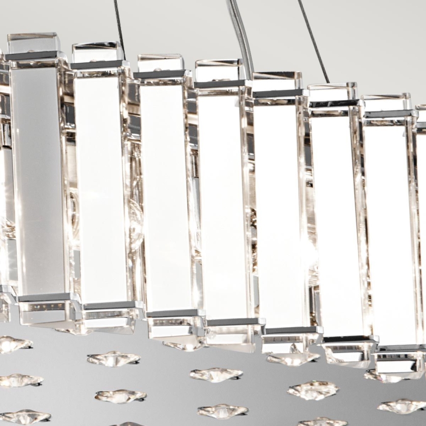 Kichler - LED Koupelnový lustr na lanku CRYSTAL SKYE 12xG9/3W/230V IP44
