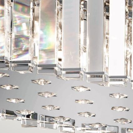 Kichler - LED Koupelnový lustr na lanku CRYSTAL SKYE 12xG9/3W/230V IP44