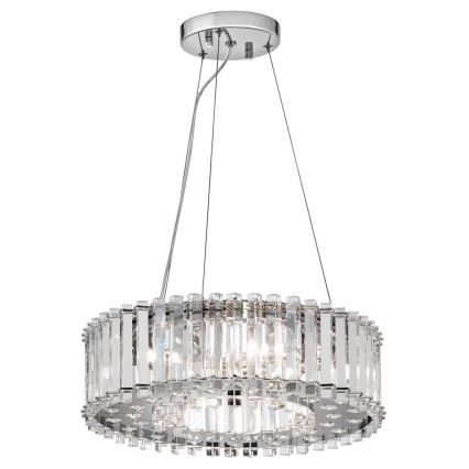 Kichler - LED Koupelnový lustr na lanku CRYSTAL SKYE 6xG9/3W/230V IP44