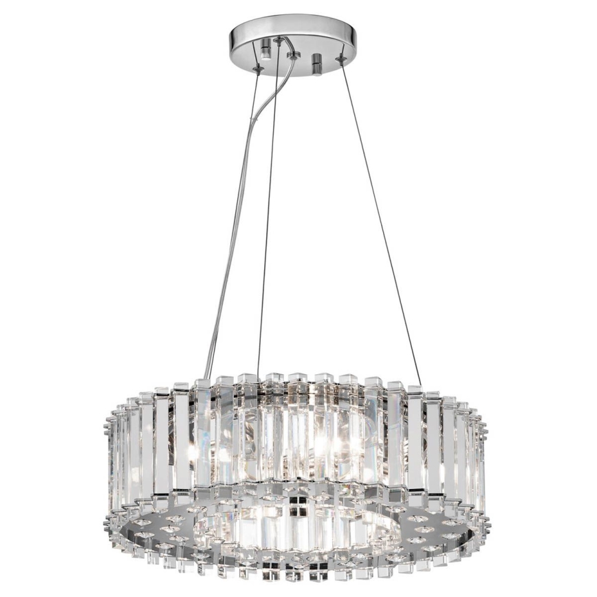 Kichler - LED Koupelnový lustr na lanku CRYSTAL SKYE 6xG9/3W/230V IP44
