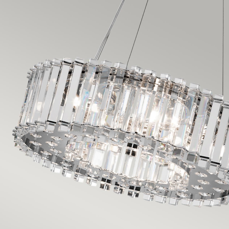 Kichler - LED Koupelnový lustr na lanku CRYSTAL SKYE 6xG9/3W/230V IP44