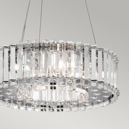 Kichler - LED Koupelnový lustr na lanku CRYSTAL SKYE 6xG9/3W/230V IP44